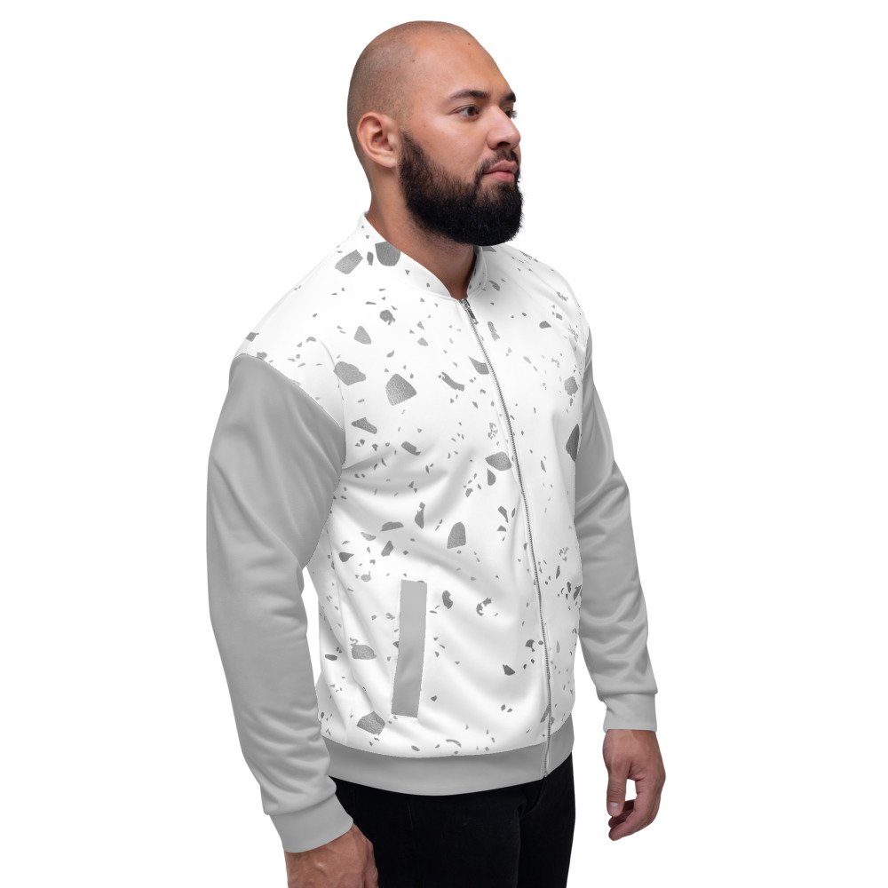 White and Gold Bomber Jacket – Calimi Official